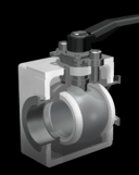 Vacuum flange HOT ball valves