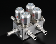 Block valves for vacuum exhaust lines